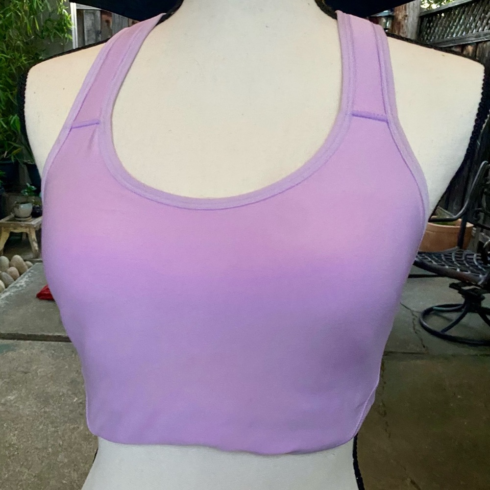 Avia Lavender Sports Bra Size M 8-10